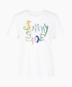 Marccain Collectie T-Shirt Wc 48.32 J73 Wit