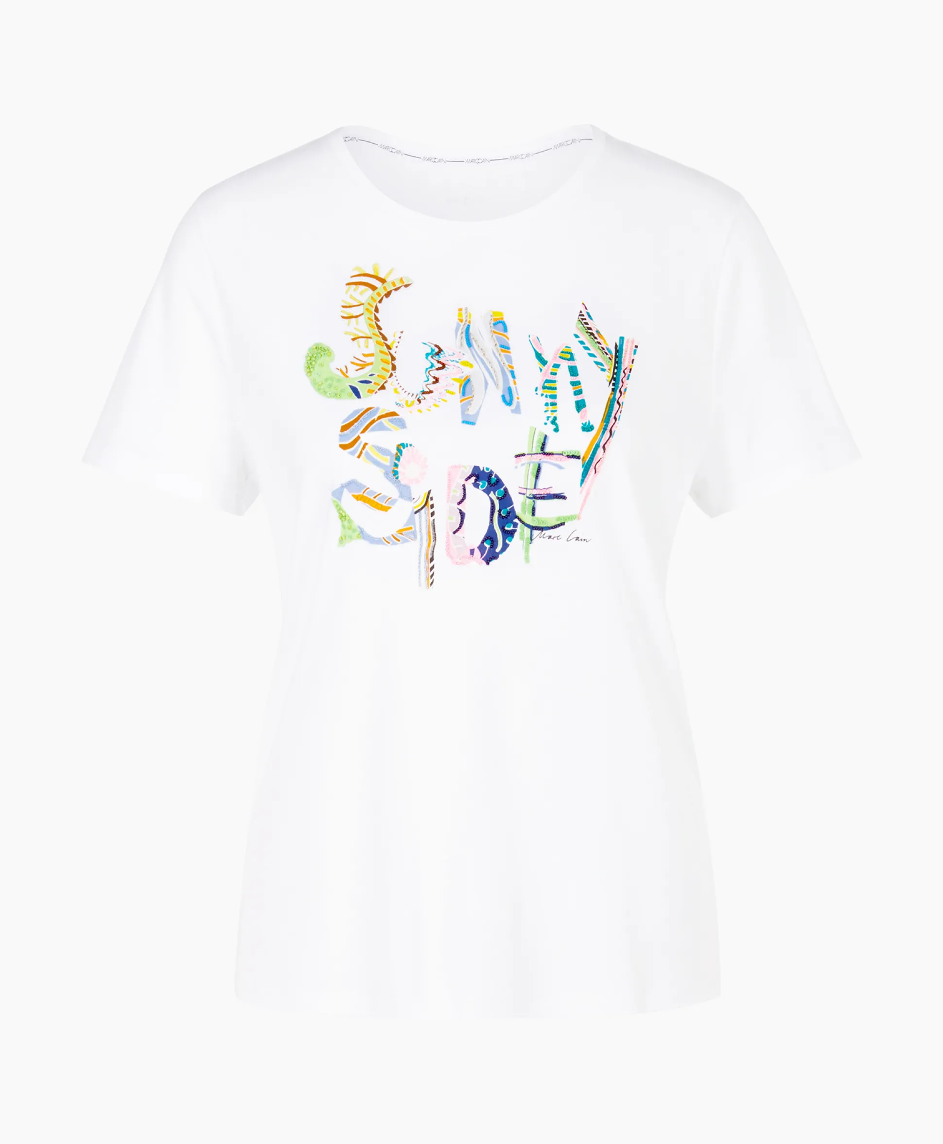 Marccain Collectie T-Shirt Wc 48.32 J73 Wit