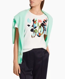 Marccain Collectie T-Shirt Wc 48.32 J06 Off White