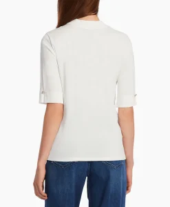 Marccain Collectie T-Shirt Wc 48.24 J14 Off White
