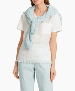 Marccain Collectie T-Shirt Wc 48.41 J79 Off White