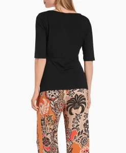 Marccain Collectie T-Shirt Wc 48.57 J33 Zwart