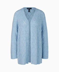 Marccain Collectie Vest Wc 39.11 M25 Licht Blauw