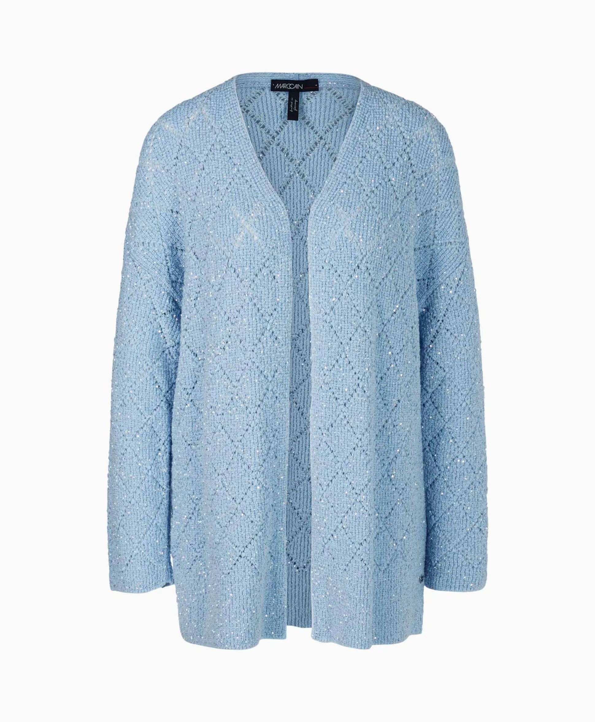 Marccain Collectie Vest Wc 39.11 M25 Licht Blauw
