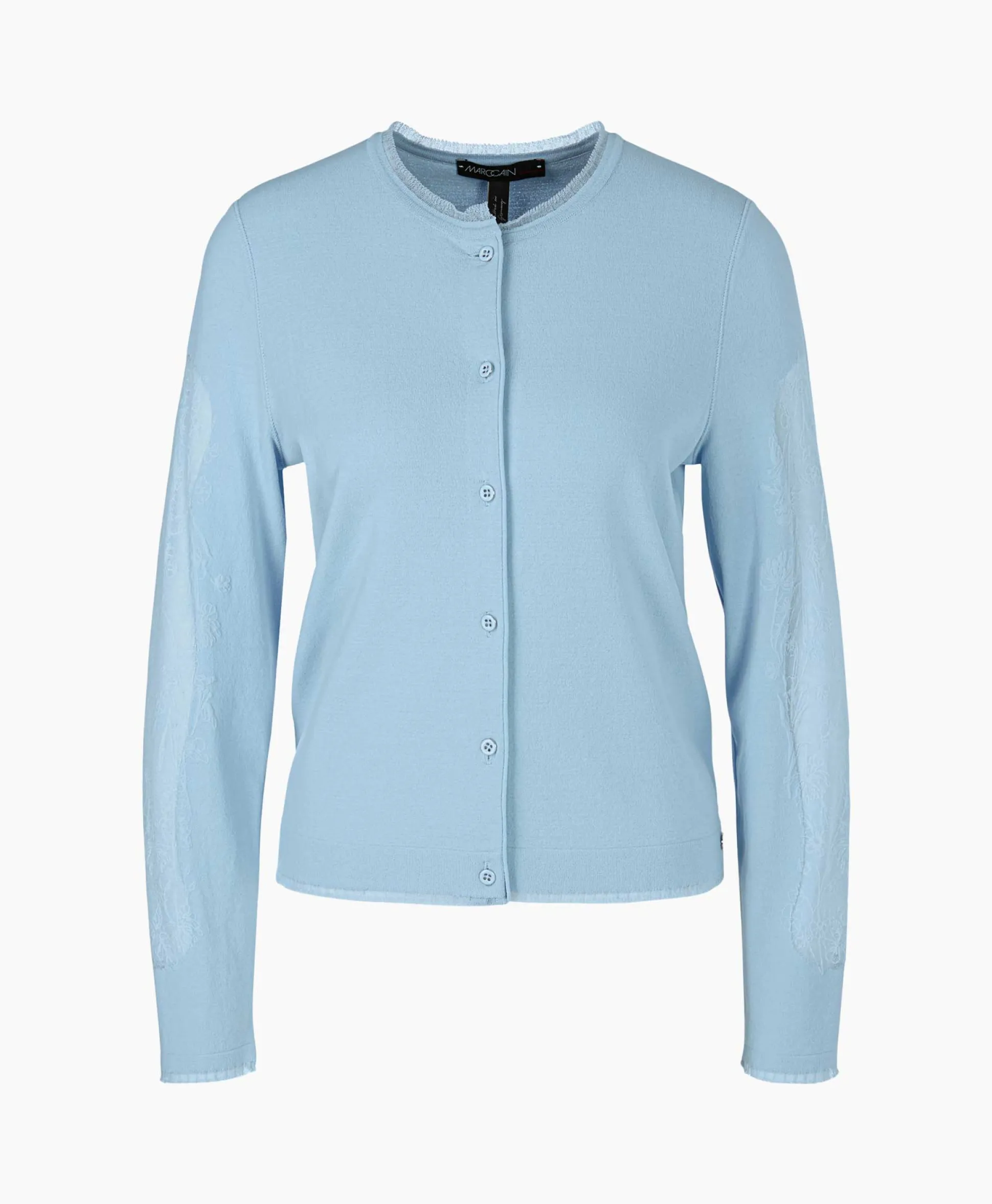 Marccain Collectie Vest Wc 39.13 M27 Licht Blauw