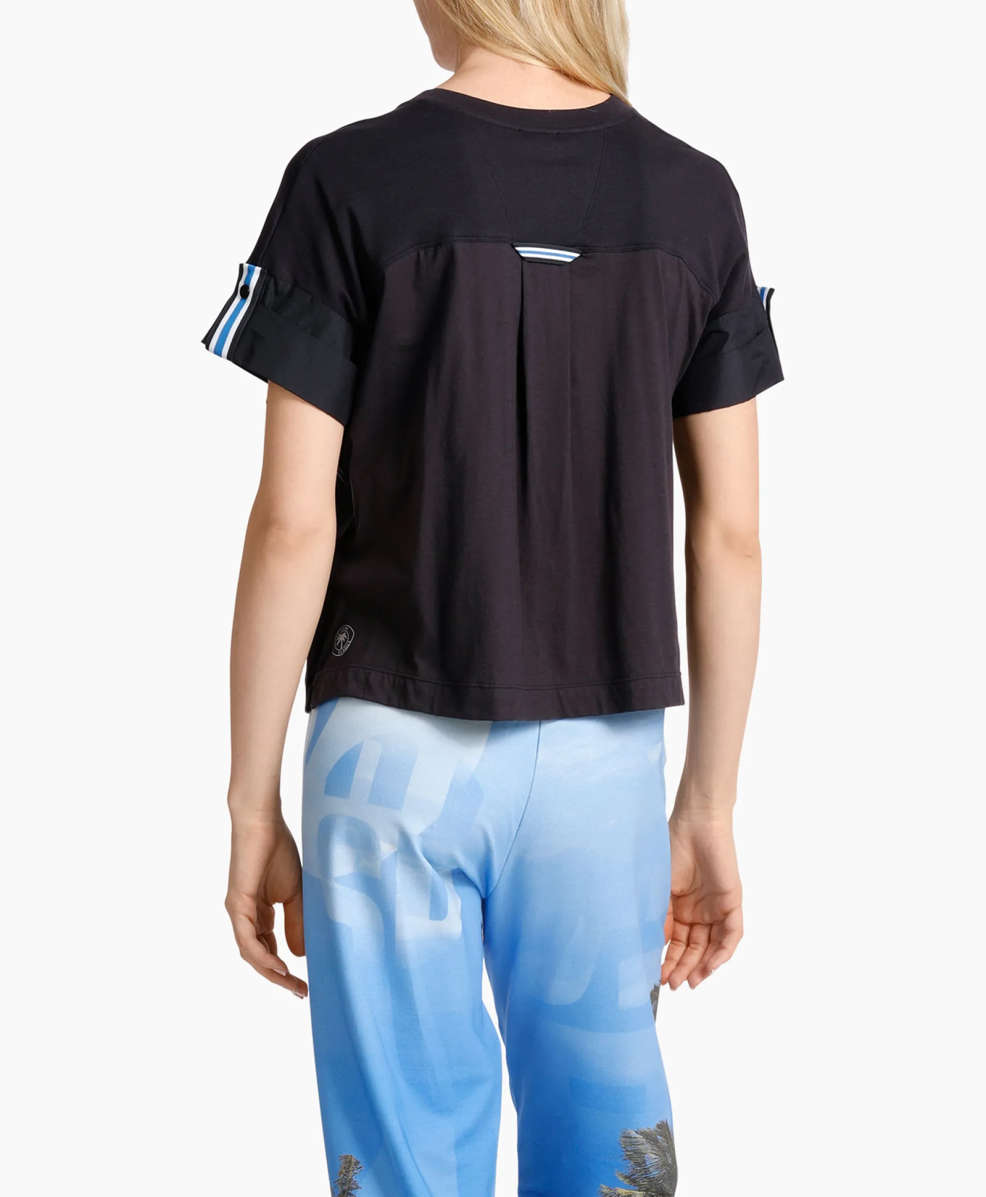 Marccain Sport T-Shirt Ws 48.31 J55 Midden Blauw