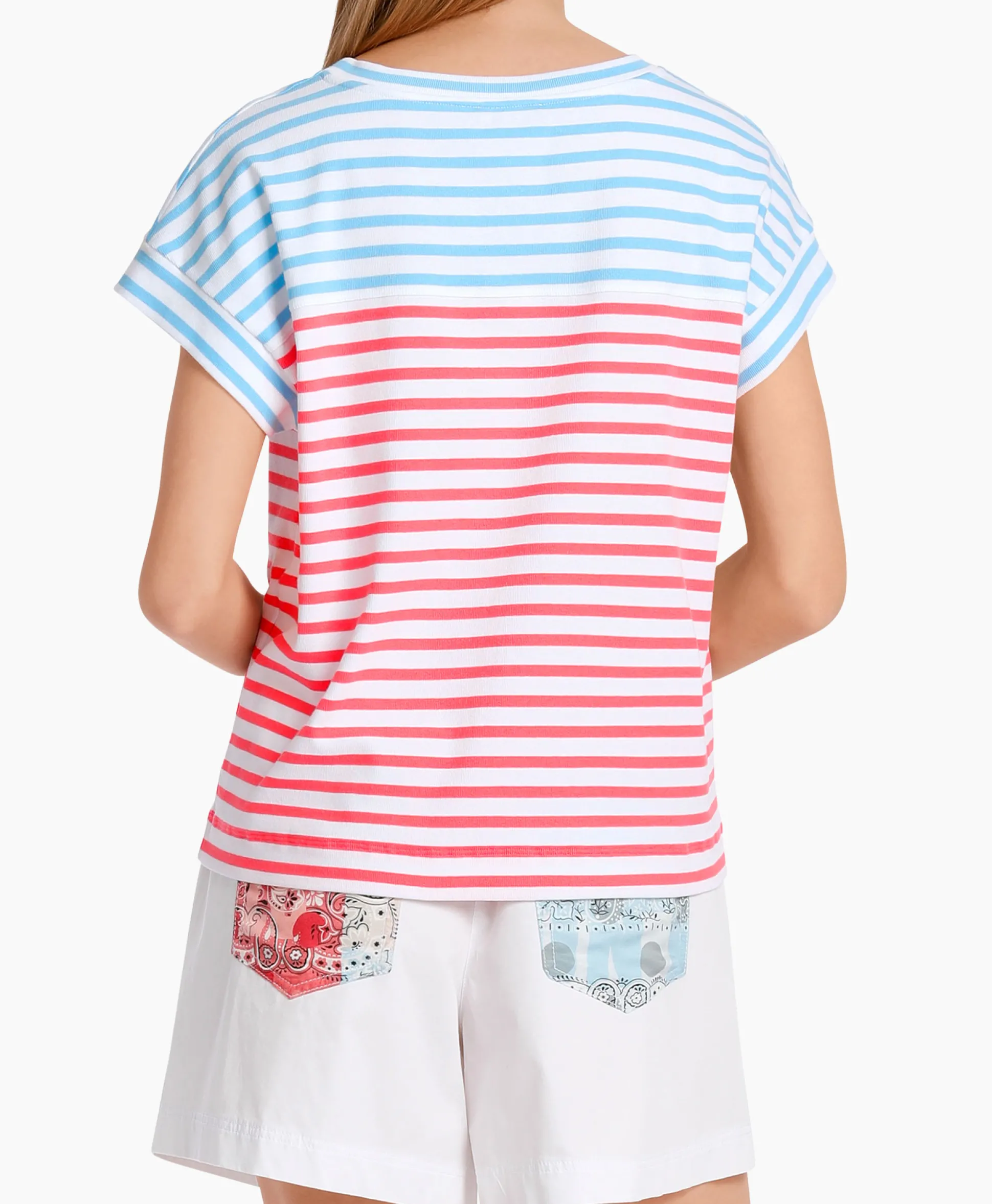 Marccain Sport T-Shirt Ws 48.42 J90 Blauw