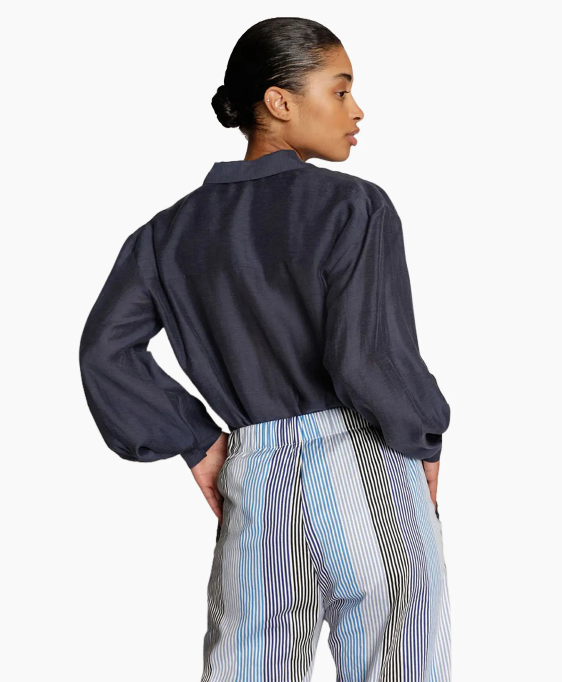 Munthe Blouse Mavender Donker Blauw