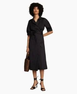 Munthe Midi Jurk Bobula Blauw
