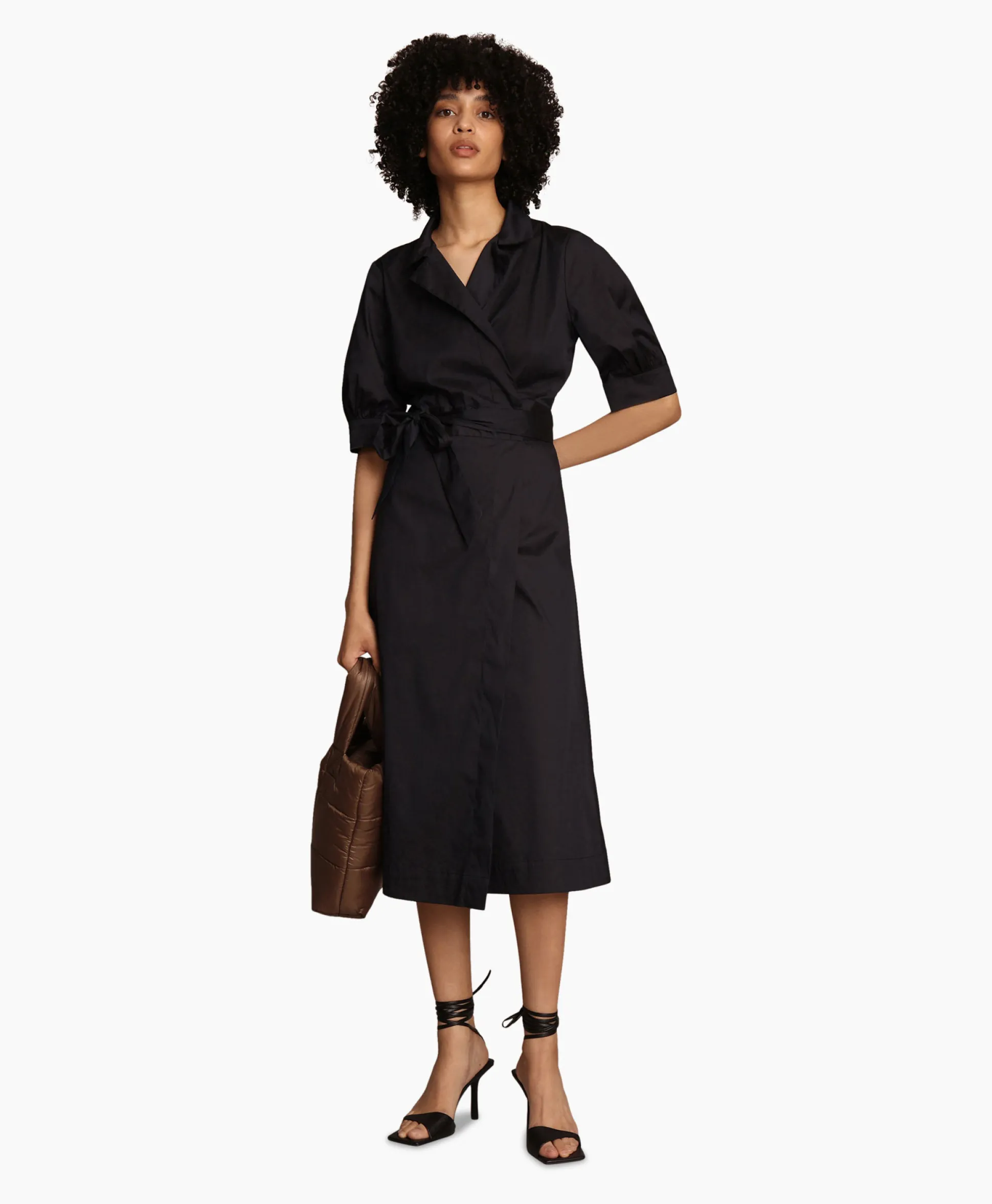 Munthe Midi Jurk Bobula Blauw