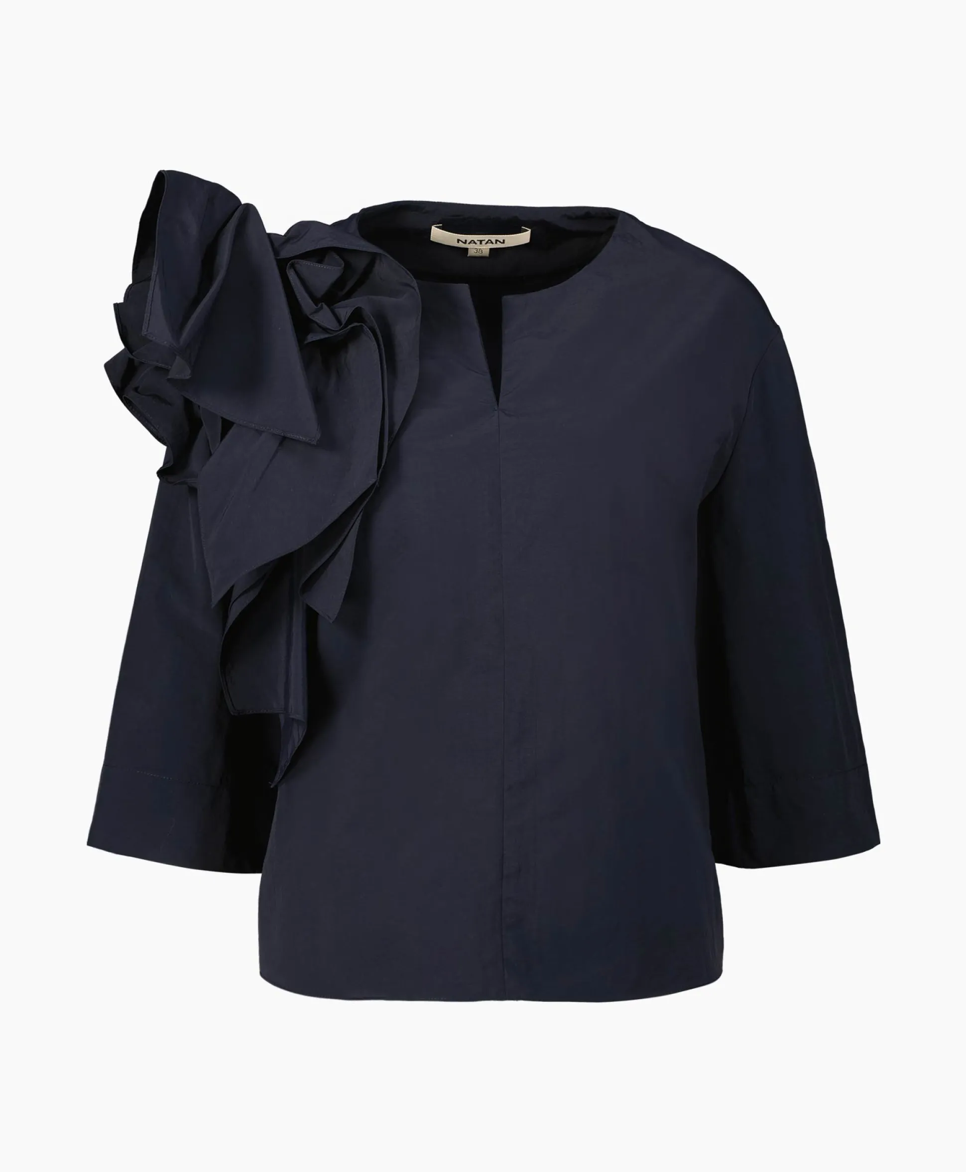 Natan Blouse Ange-Jztkn02 Donker Blauw