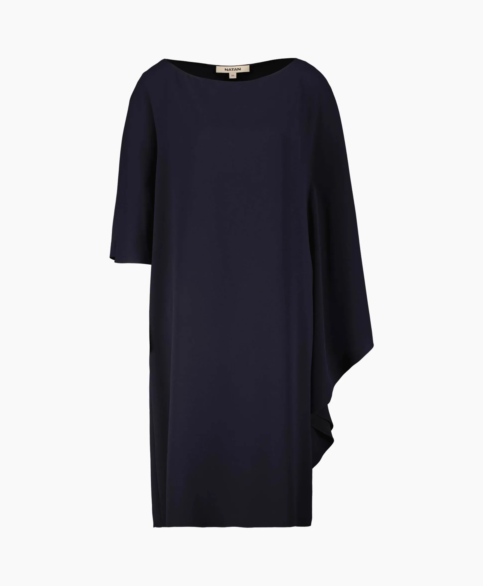 Natan Midi Jurk Ambre-N6Nj03 Donker Blauw