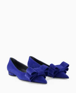 Natan Schoenen Ballerina Cam Electrico Leder Blauw