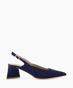 Natan Schoenen Pump Stretch Morelli 9 Blu Scuro Blauw