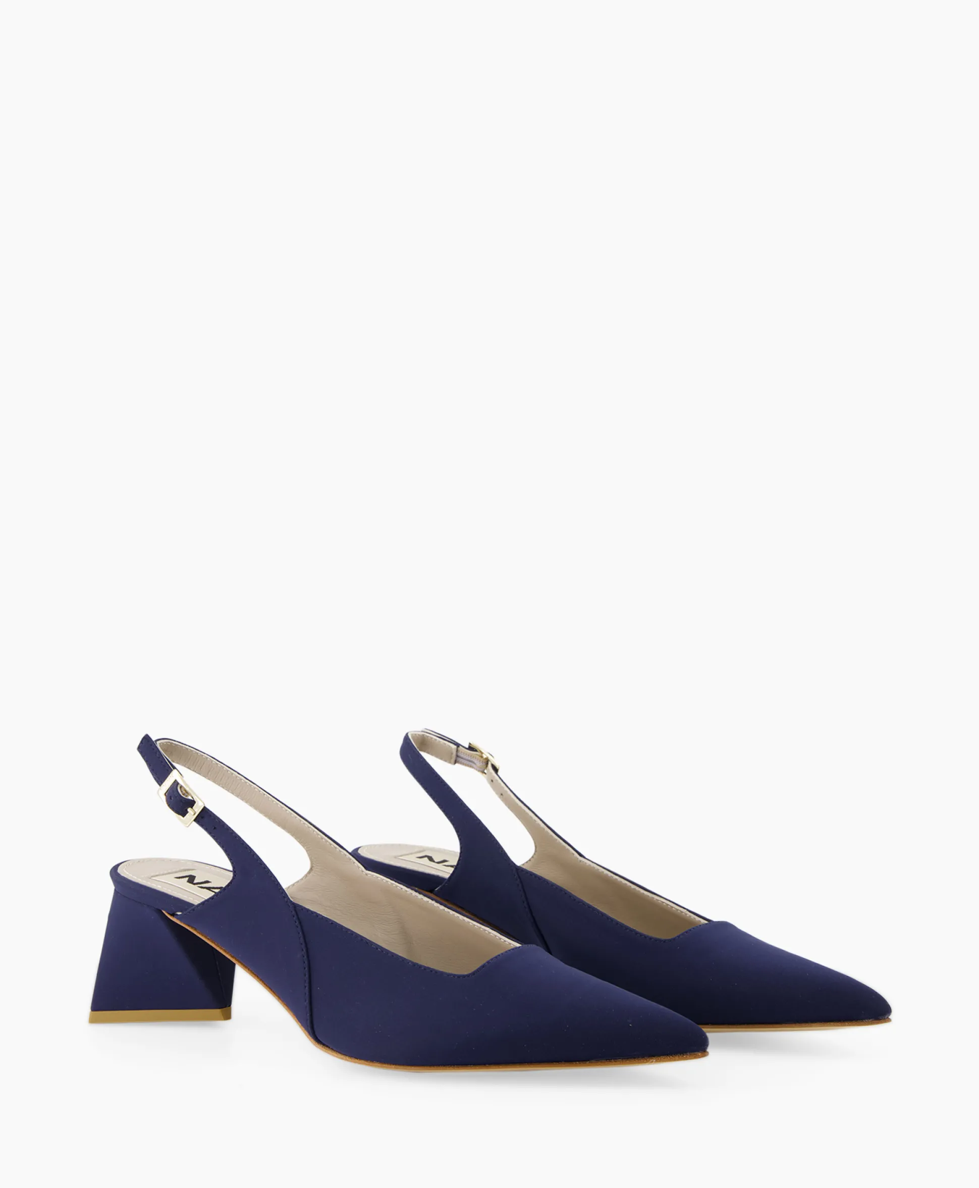 Natan Schoenen Pump Stretch Morelli 9 Blu Scuro Blauw
