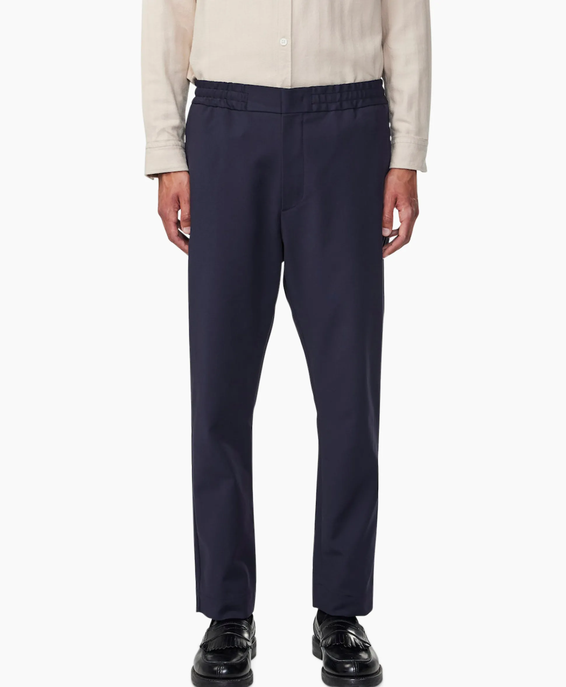 Nn07 Pantalon Billie Donker Blauw