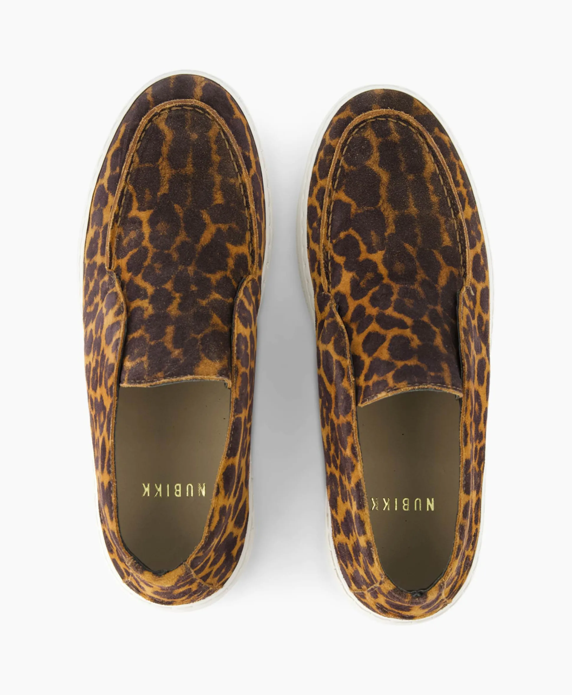 Nubikk Loafer Jiro Sua Bruin Dessin