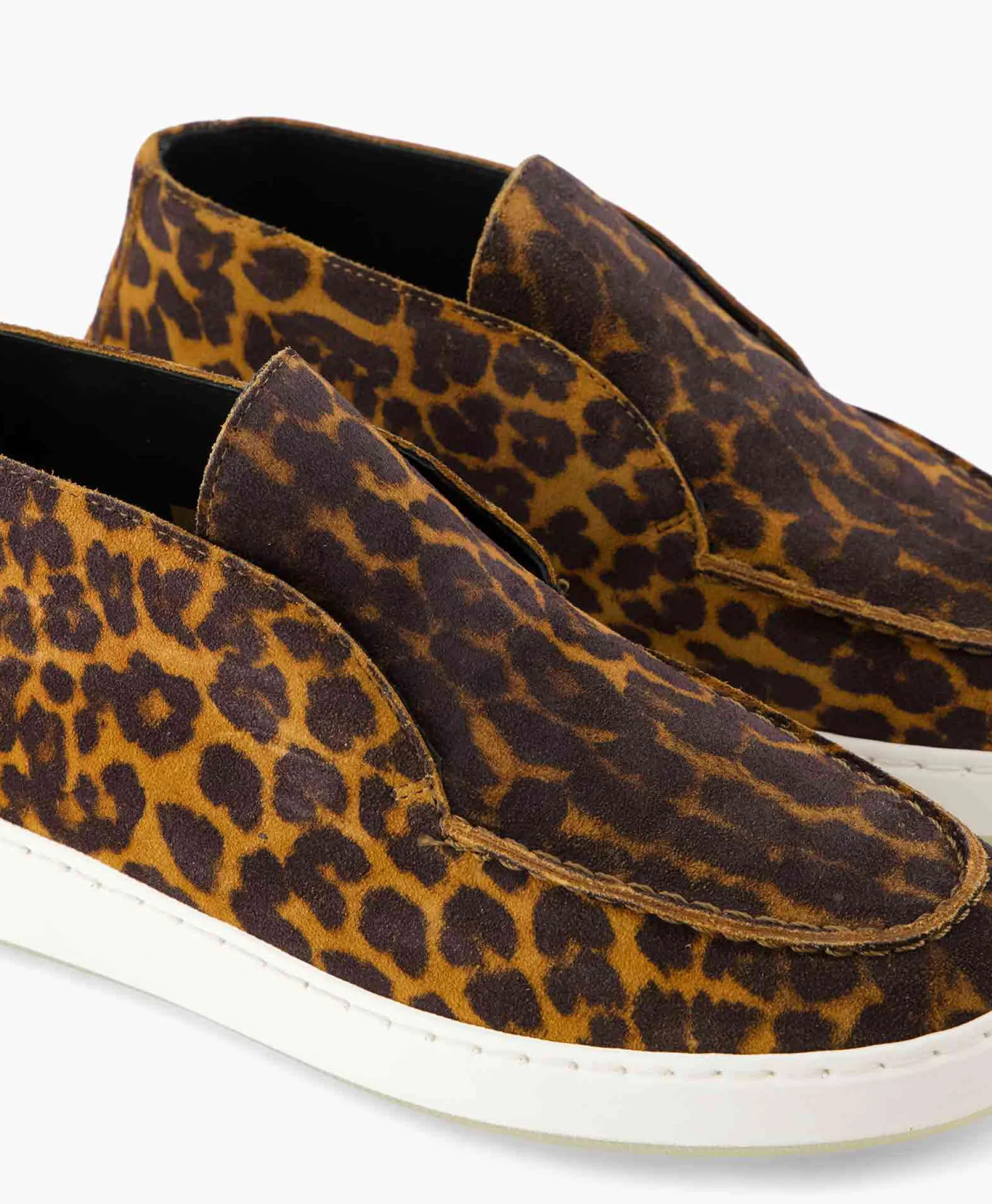 Nubikk Loafer Jiro Sua Bruin Dessin