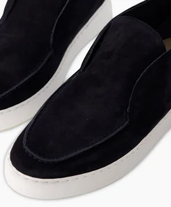 Nubikk Loafer Jiro Suo Donker Blauw