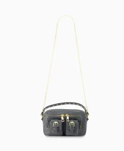 Nunoo Bags Schouder / Hand Tas Helena Buckle New Zealand Grijs