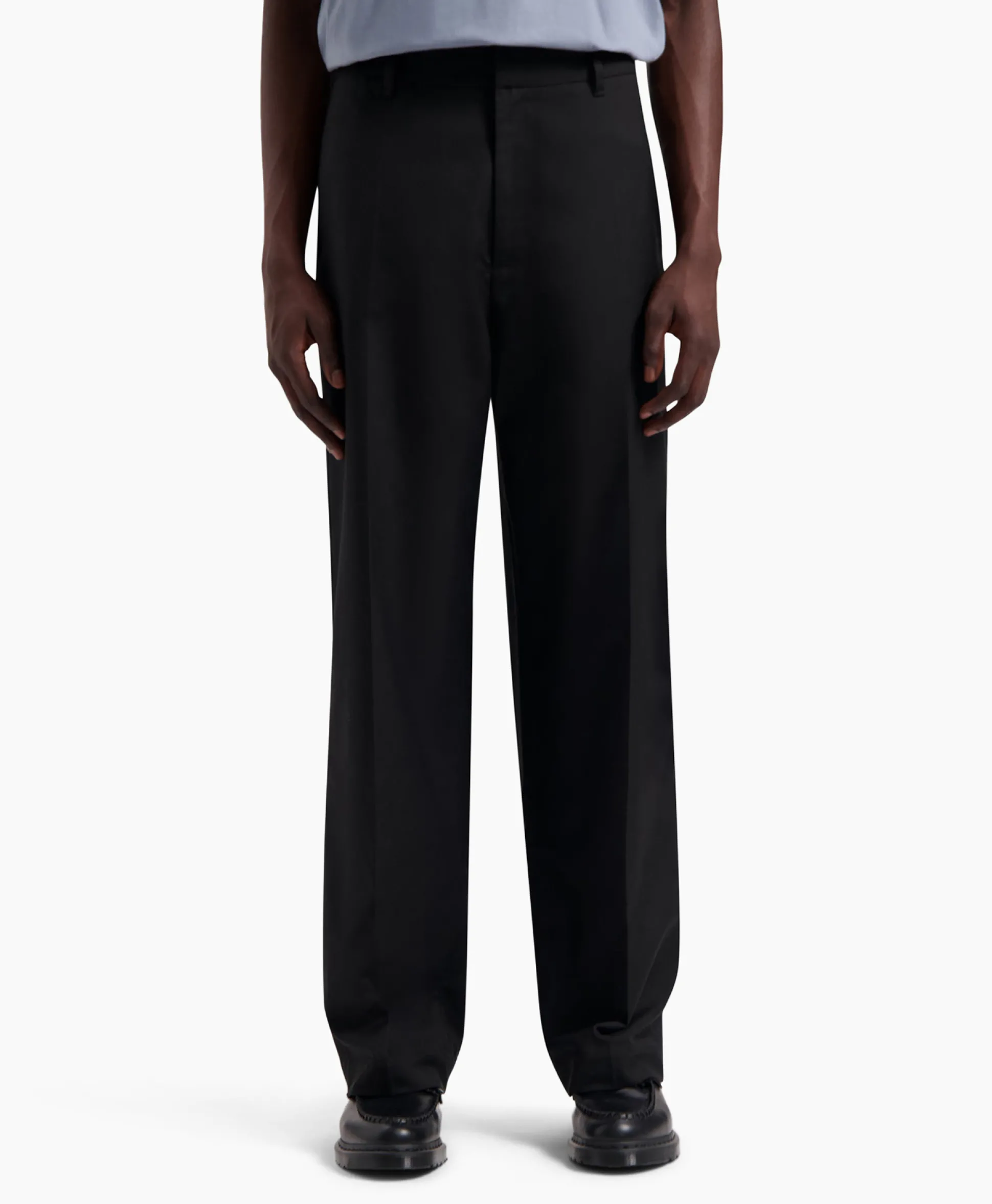 Olaf Hussein Broek Tailored Zwart