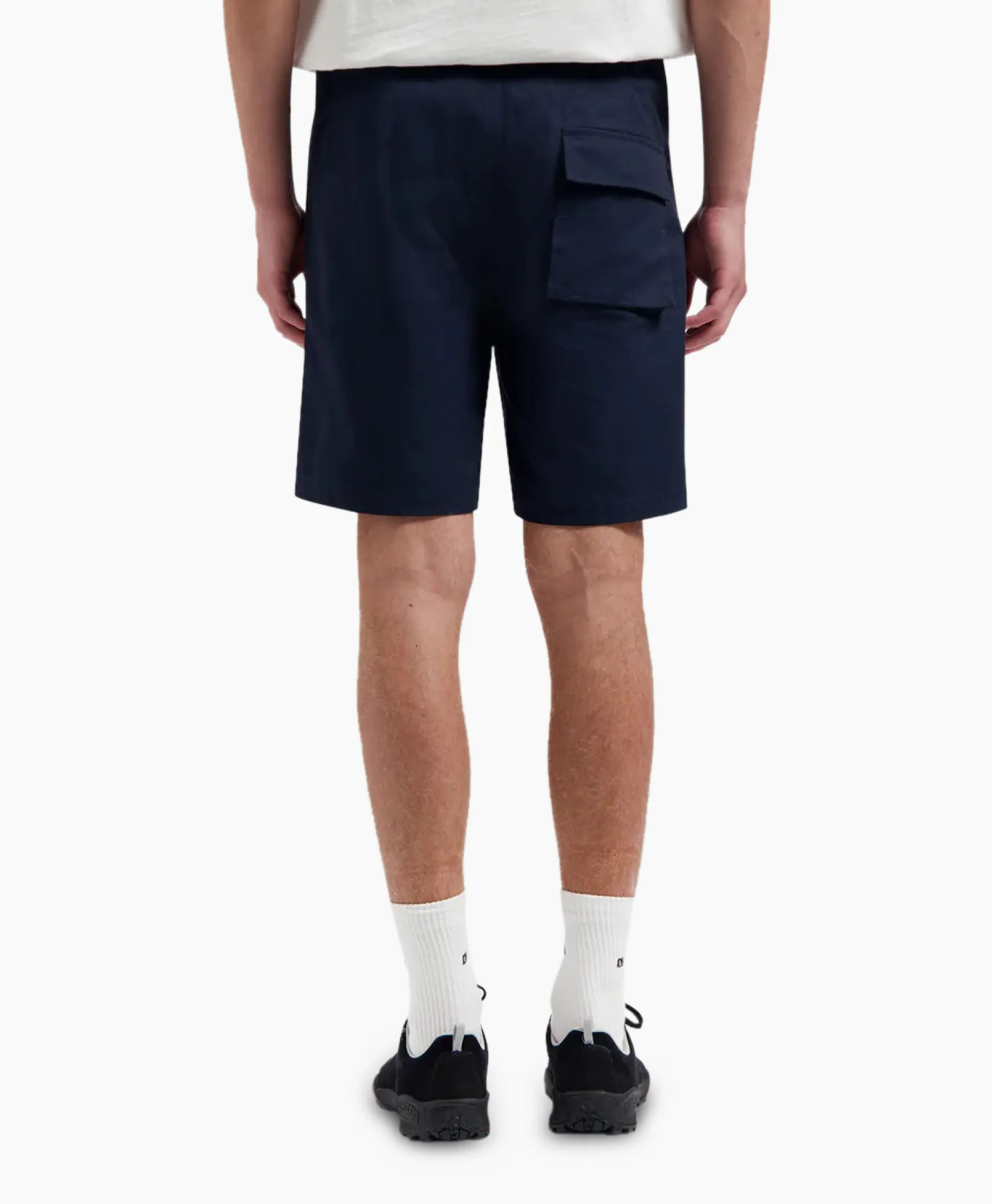Olaf Hussein Korte Broek Utility Donker Blauw
