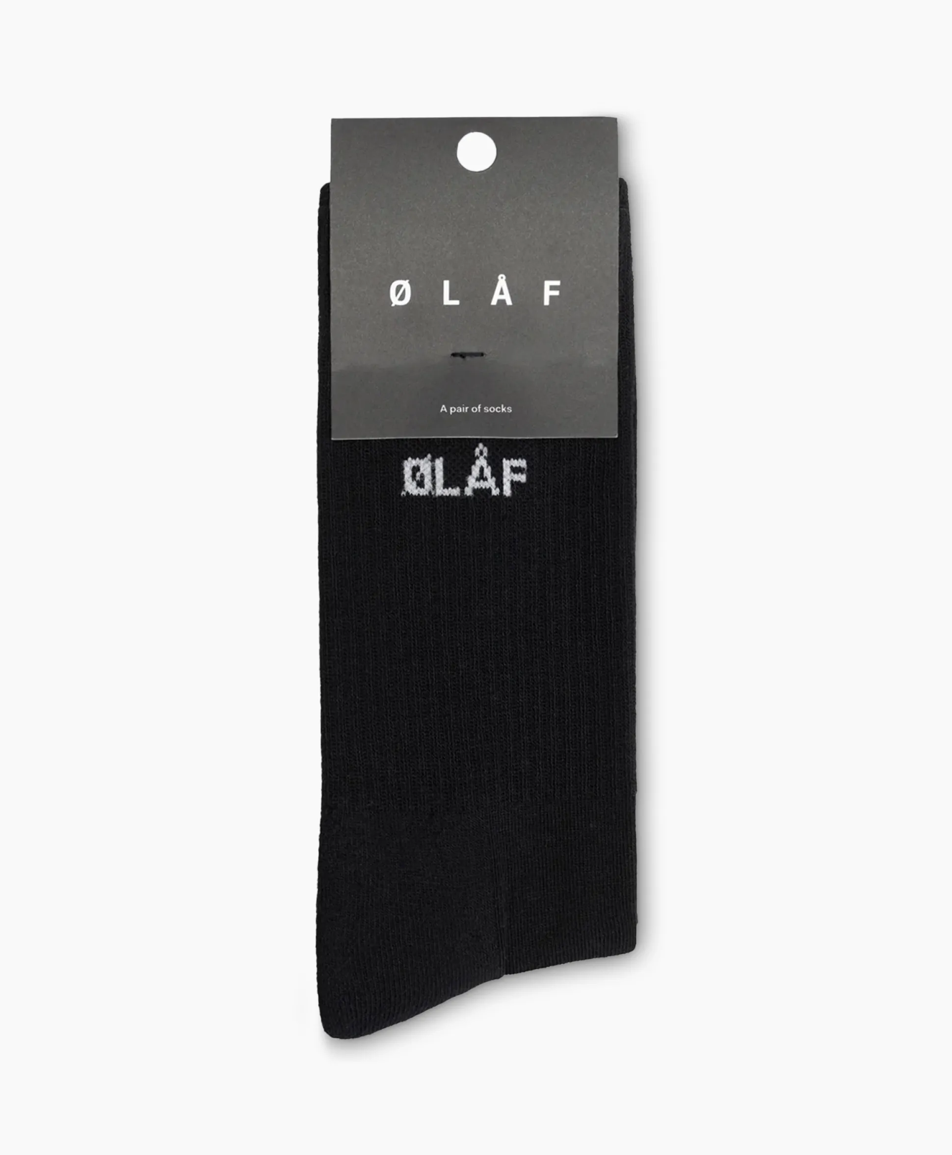 Olaf Hussein Sokken Mini Logo Zwart
