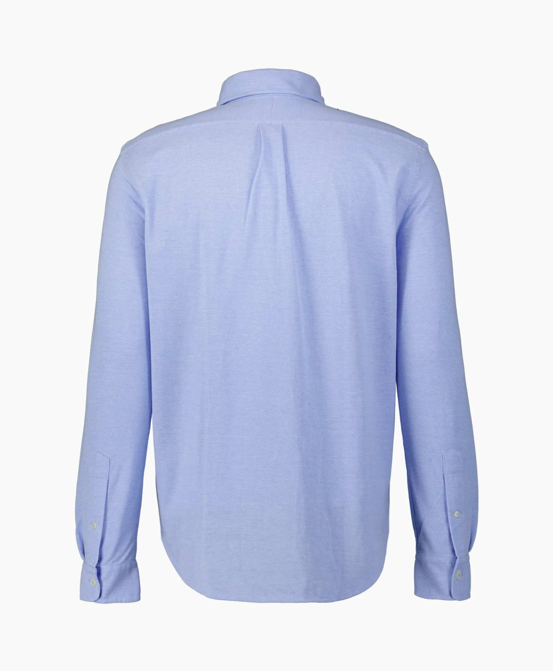 Ralph Lauren Overhemd Oxford Mesh Licht Blauw