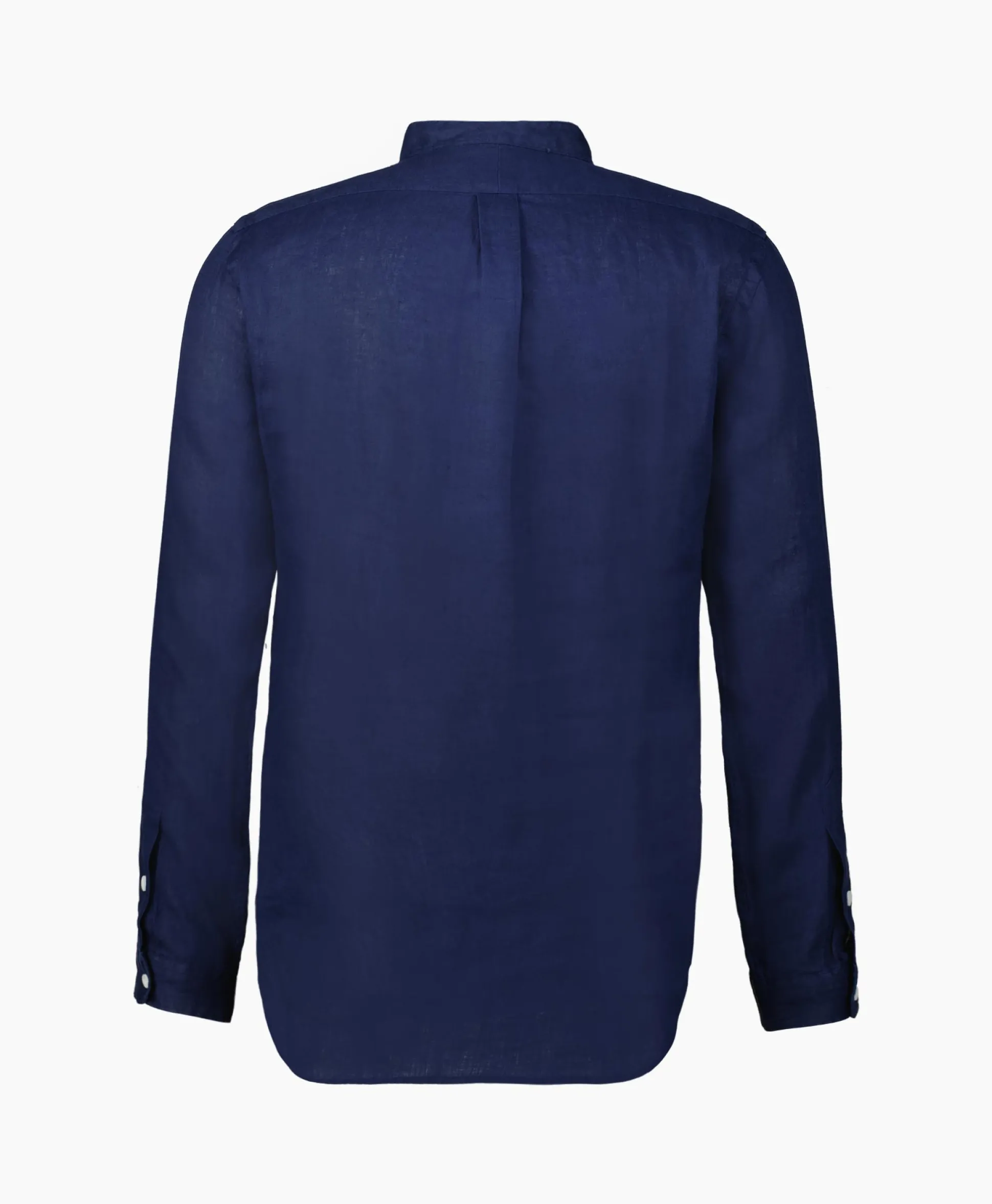 Ralph Lauren Overhemd Pd Linen Donker Blauw