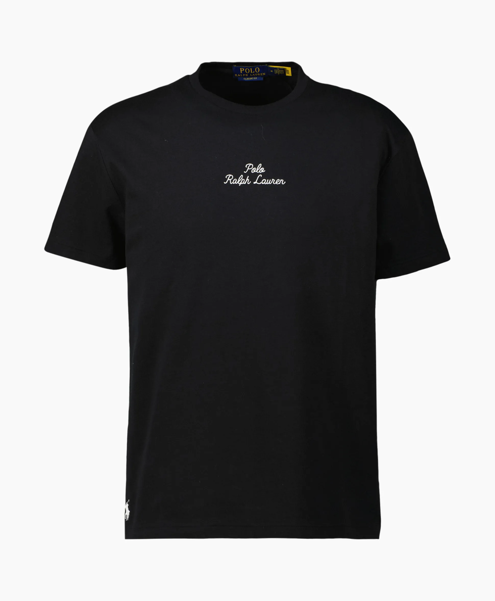 Ralph Lauren T-Shirt Korte Mouw Jersey Mid Logo Zwart