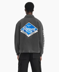 Represent Pullover Classic Part Quarter Zip Zwart