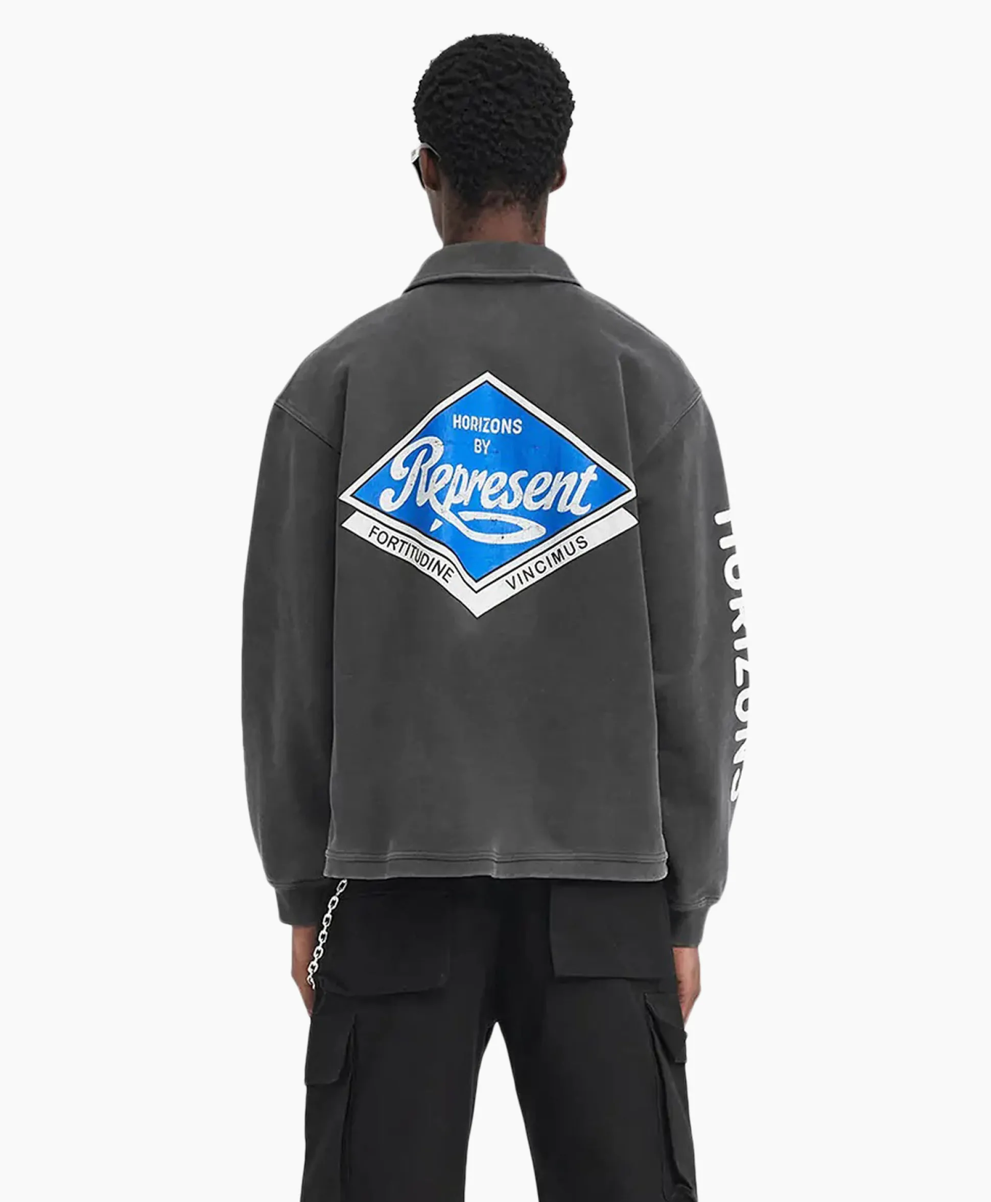 Represent Pullover Classic Part Quarter Zip Zwart