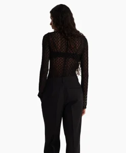 Rohe Top Lace Zwart