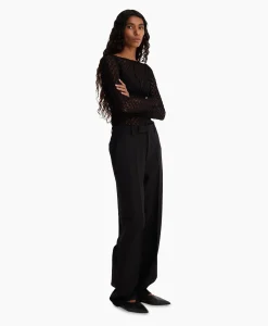 Rohe Top Lace Zwart