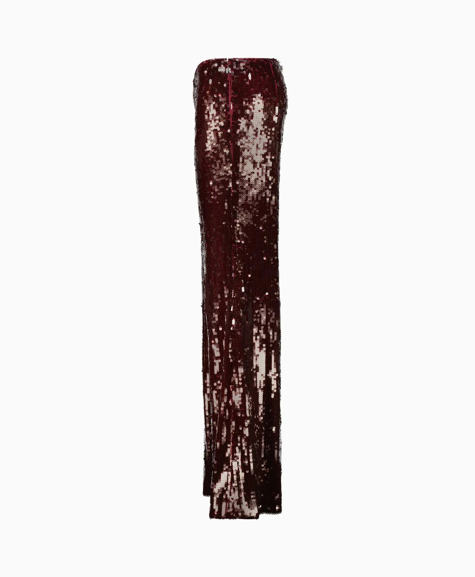 Rotate Pantalon Sequins Low Waist Bordeaux