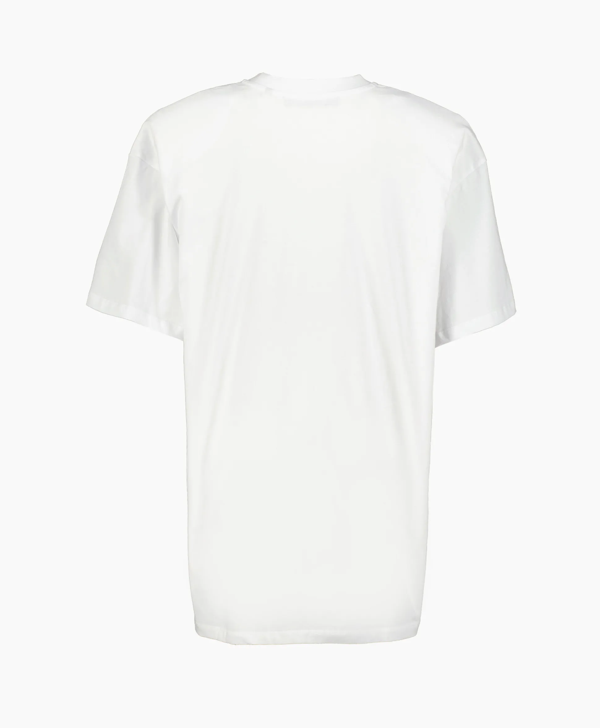 Rotate T-Shirt Korte Mouw Oversized Logo Wit