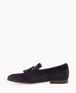 Santoni Loafer Doodling-Rvr Donker Blauw