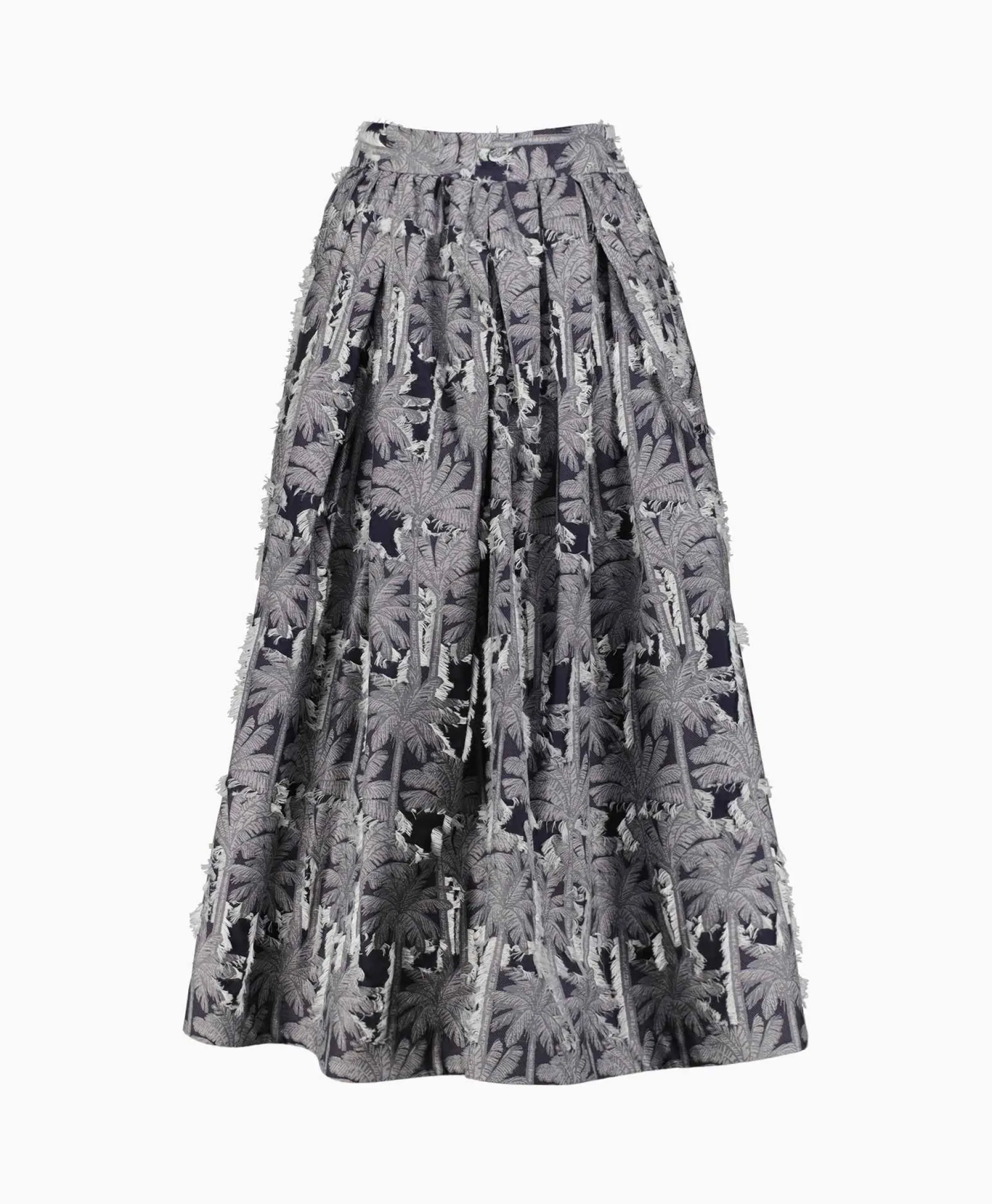 Sara Roka Midi Rok Divonne Grijs