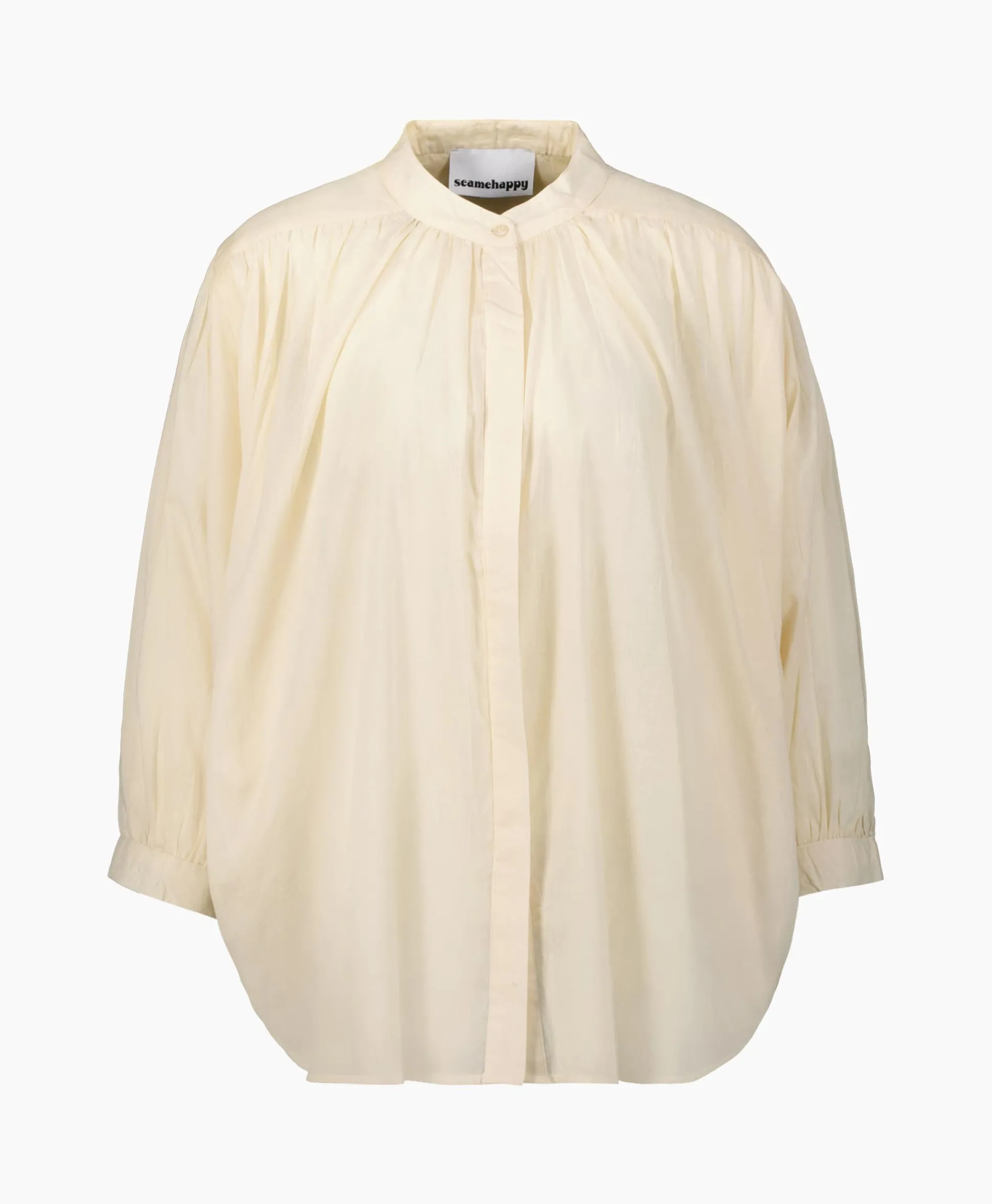 Sea Me Happy Blouse Balloon Beige