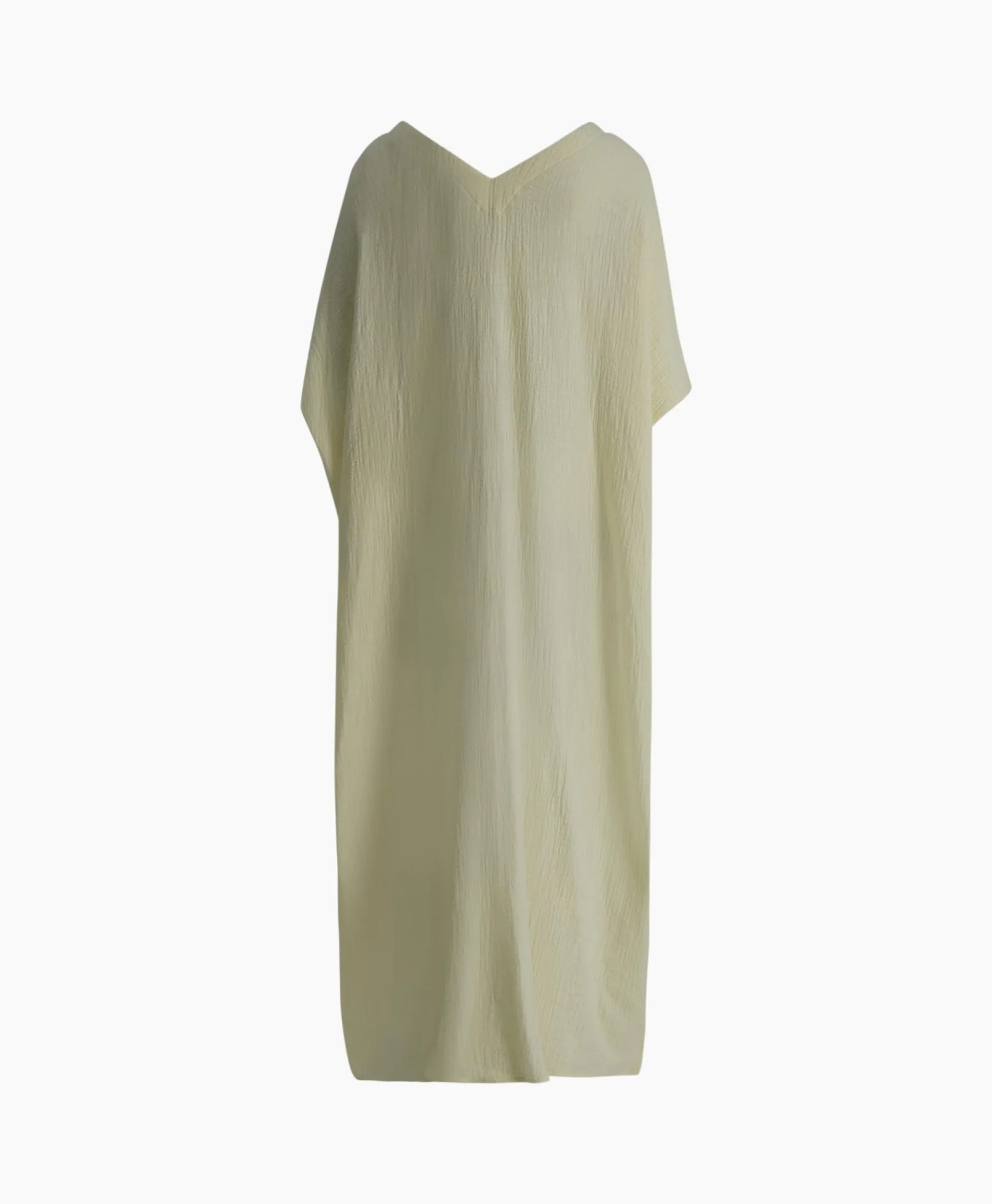 Sea Me Happy Maxi Jurk Monoi Bamboo Licht Geel