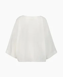 Sea Me Happy Top Moorea Linen Off White
