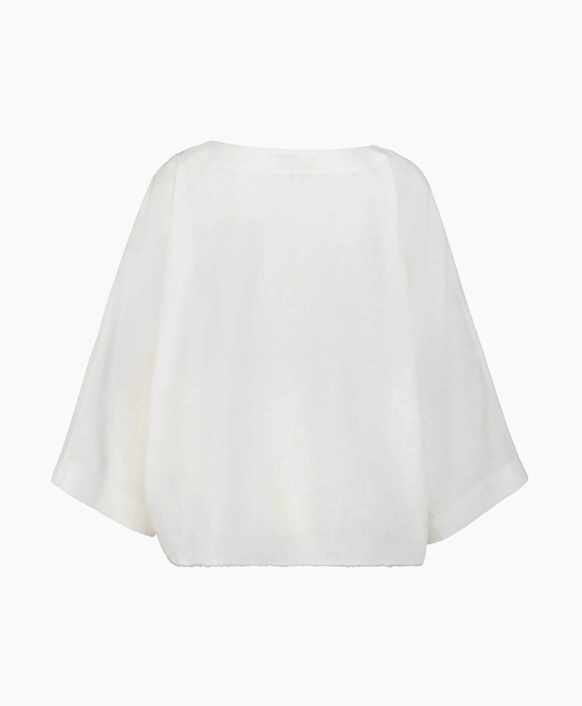 Sea Me Happy Top Moorea Linen Off White