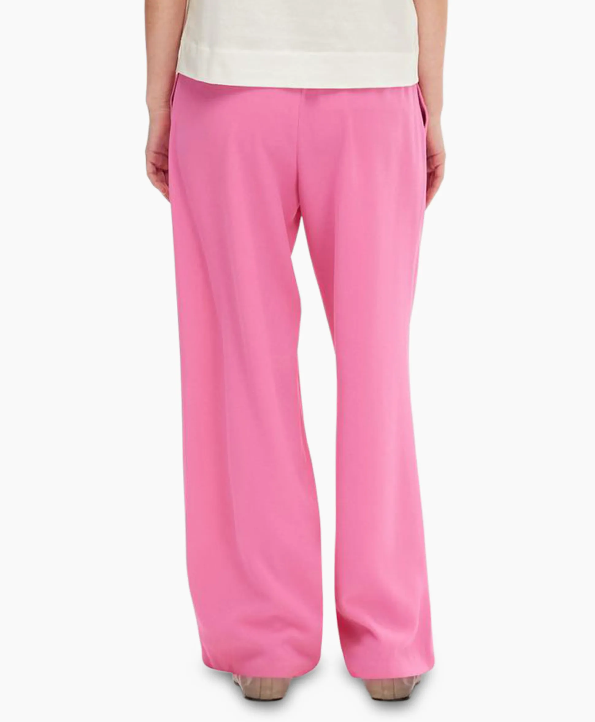Selected Femme Pantalon Tinni-Relaxed Mw Wide Pant N Noo Roze