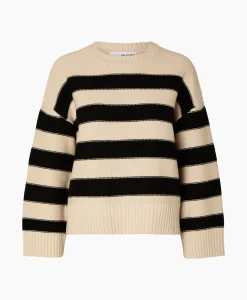 Selected Femme Pullover Jill Ls Knit O-Neck Goud