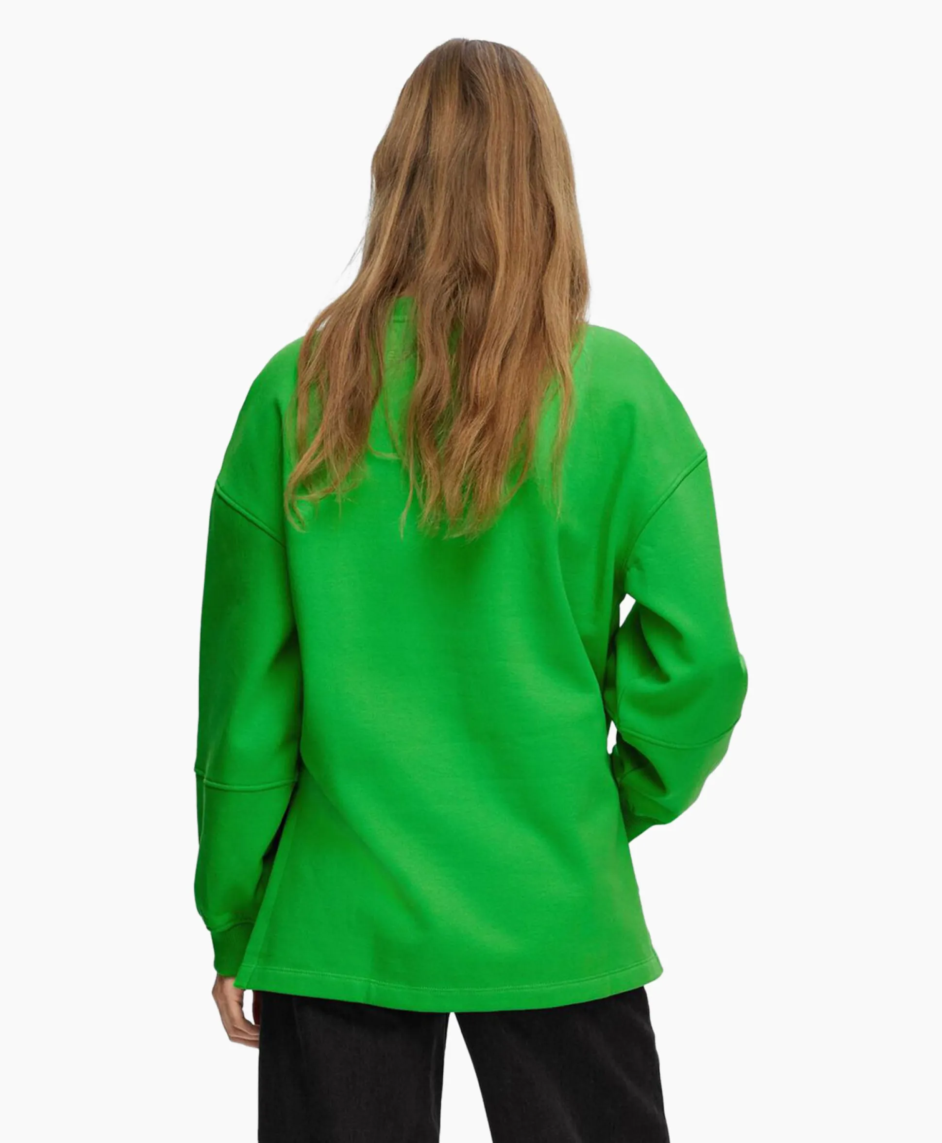 Selected Femme Pullover Yrsa Ls Crew Neck Sweat Groen