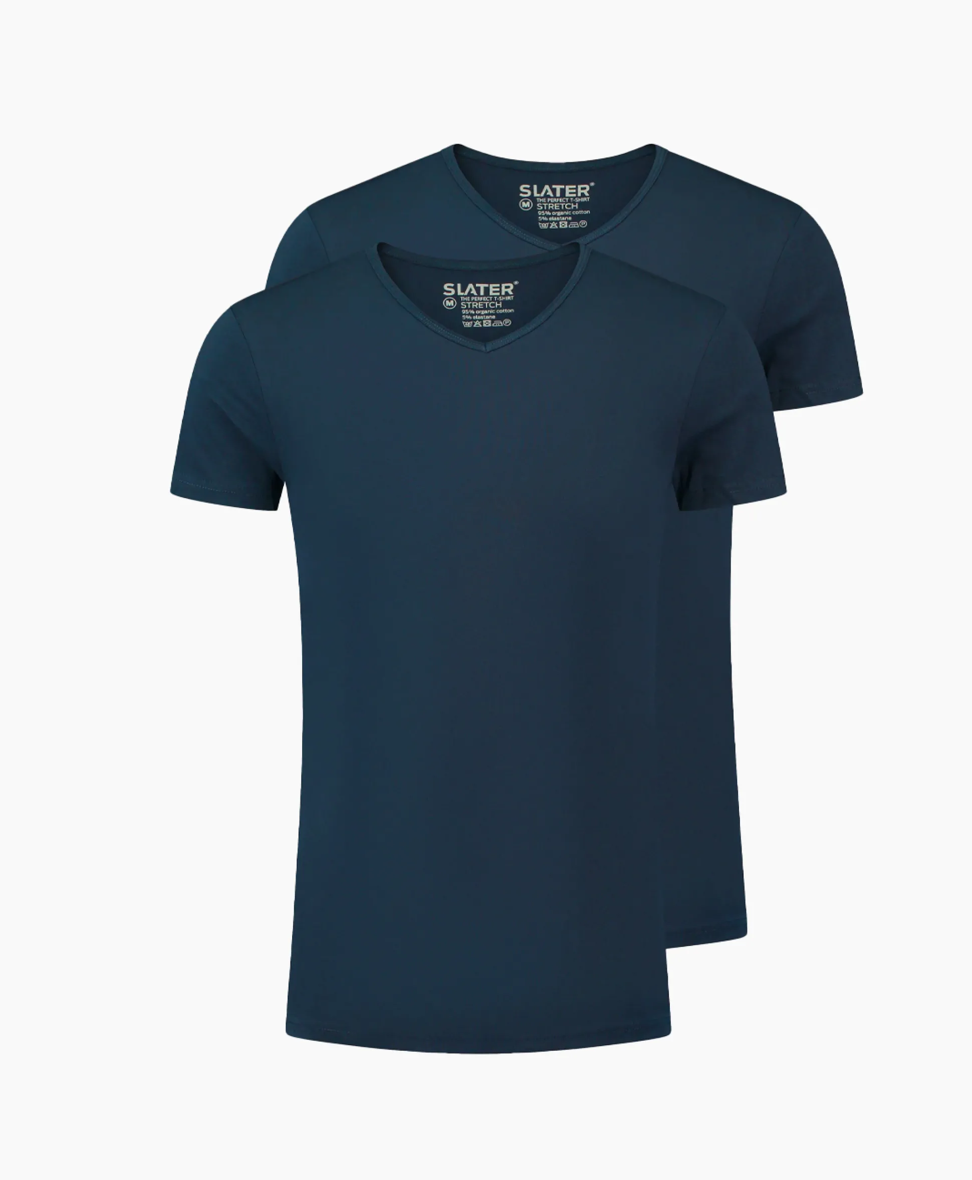 Slater Slater T-Shirt 6610 Donker Blauw