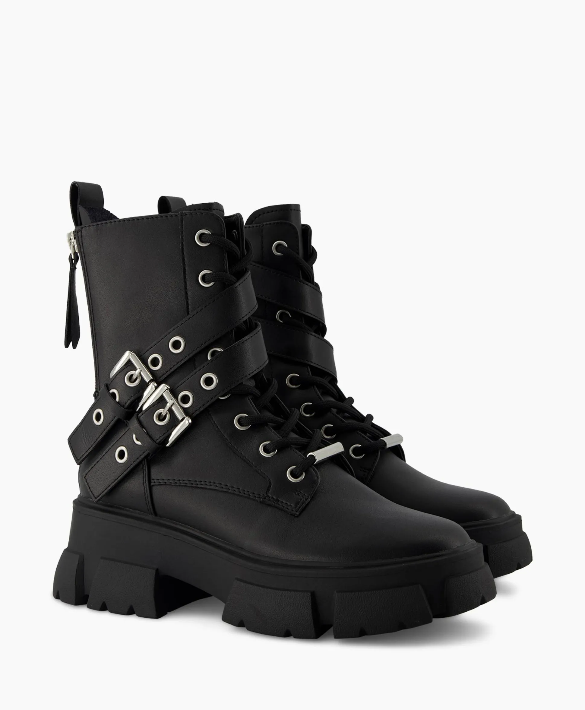 Steve Madden Enkellaars Traction Zwart