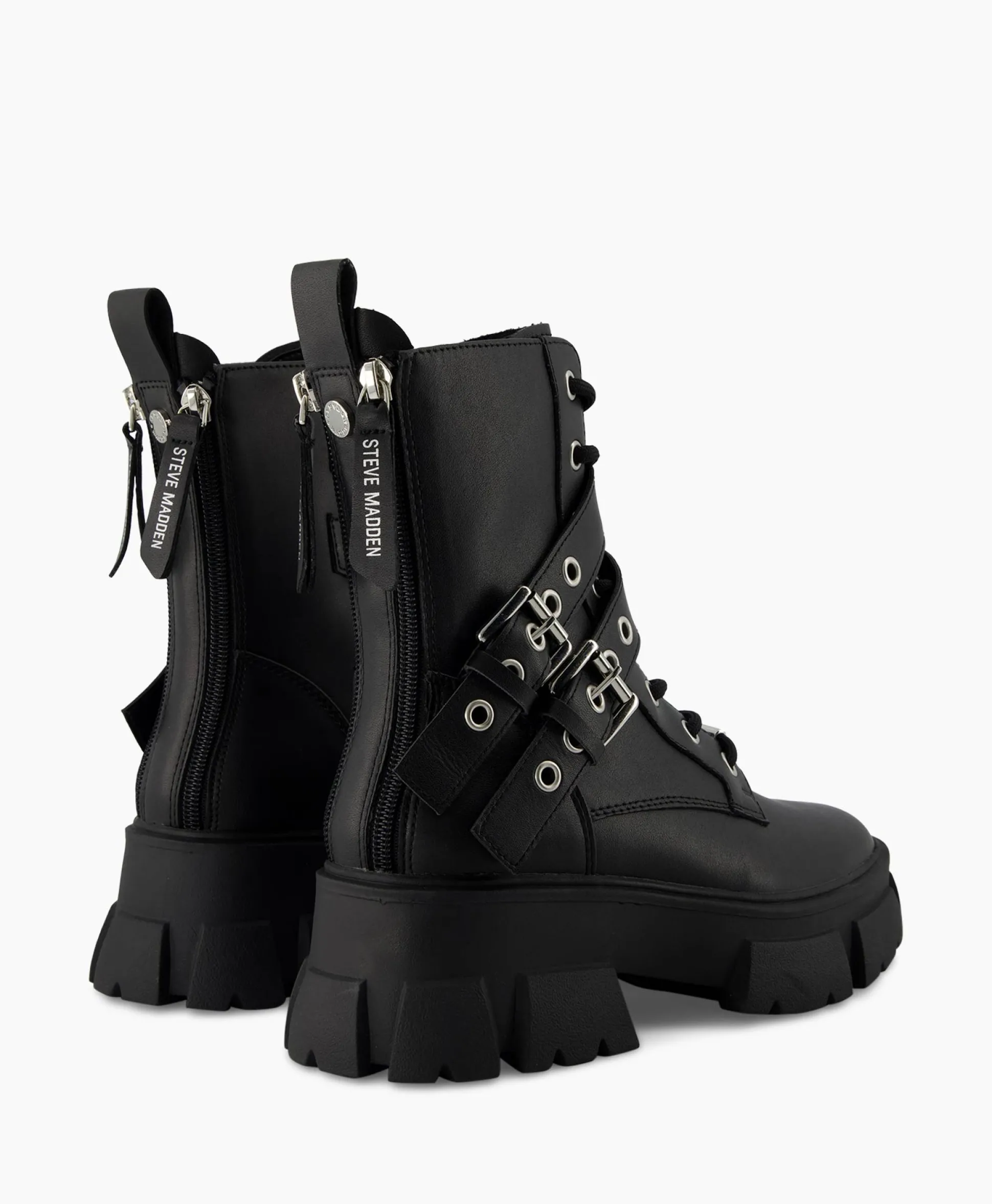 Steve Madden Enkellaars Traction Zwart
