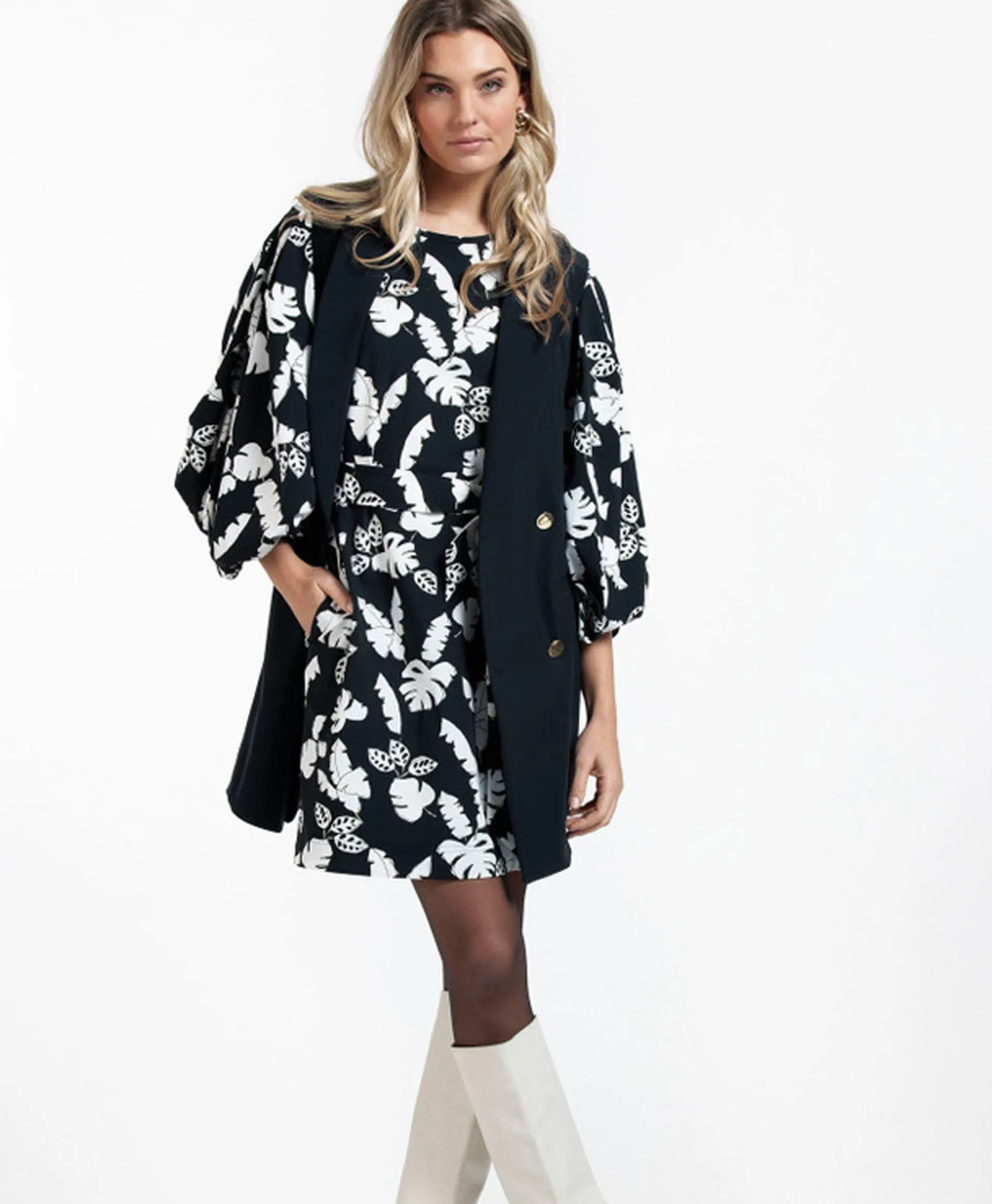Studio Anneloes Blazer Jazzy Bonded Donker Blauw