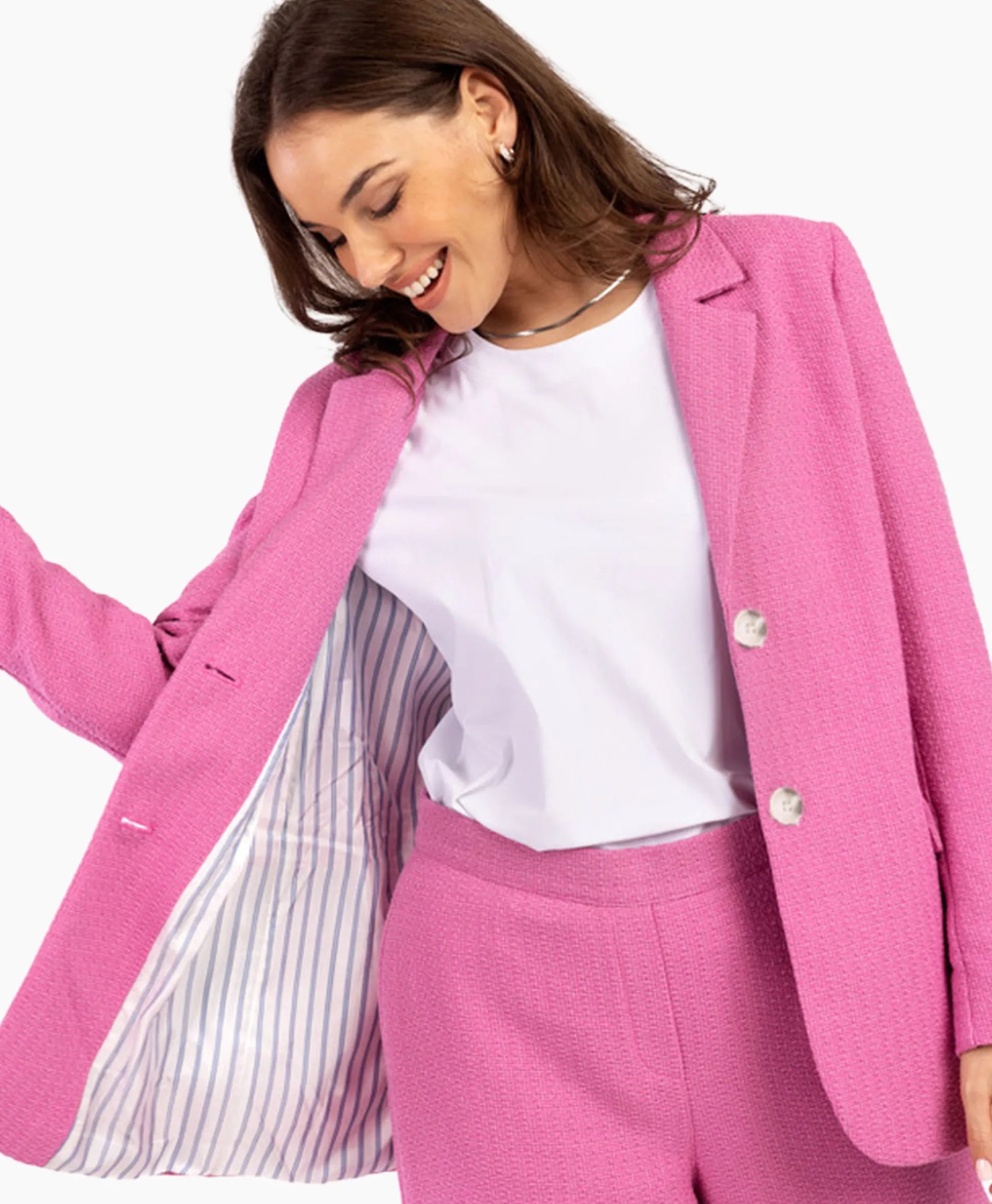 Studio Anneloes Blazer Sofie Tweed Lila
